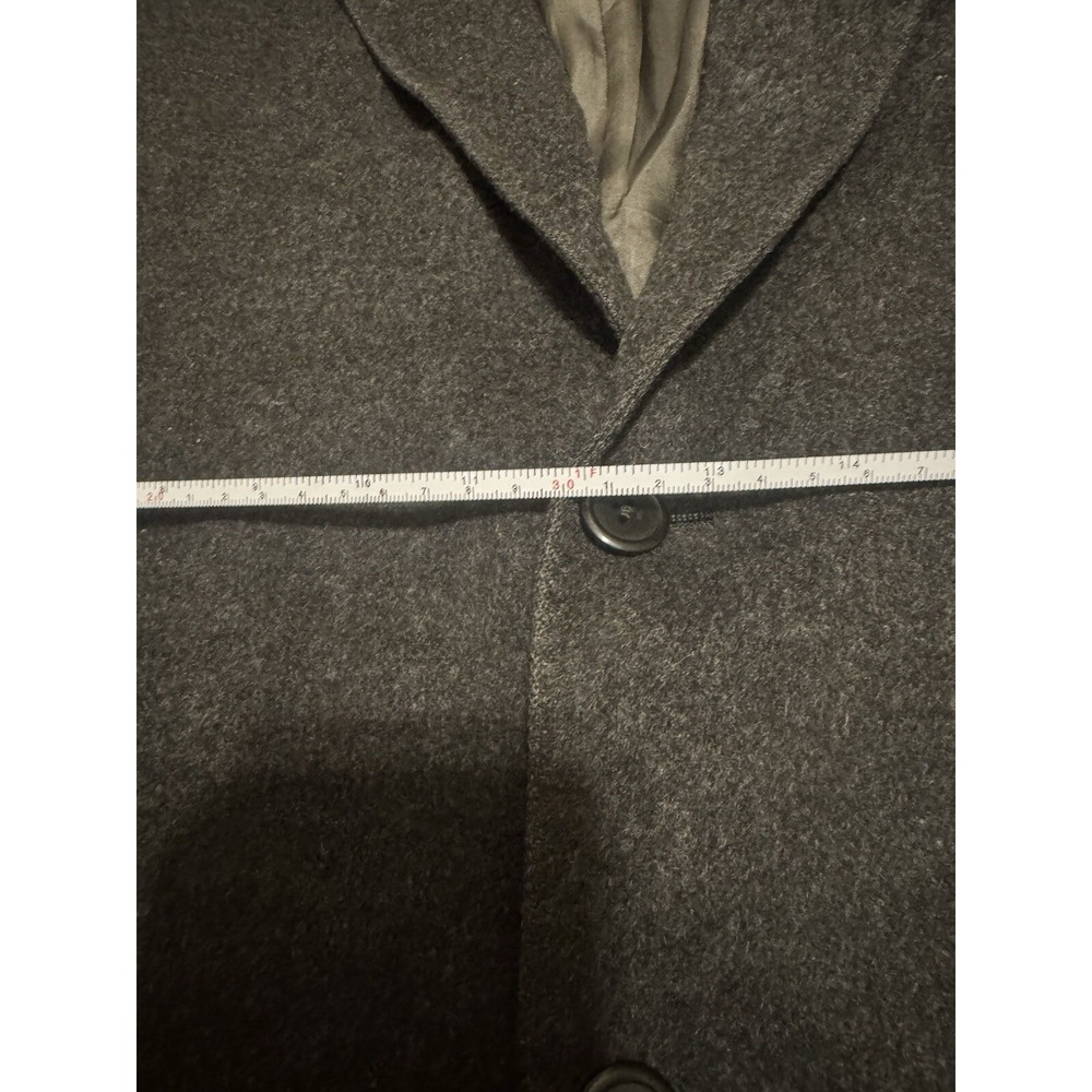 Hart Schaffner Marx Camel Hair Blazer Sport Coat Mens 46 Grey 2 Button Vented - Picture 11 of 16